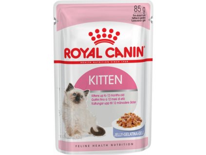 Kapsička pro kočky Royal Canin Feline Kitten Instinctive, želé, 85 g