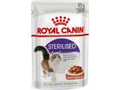Kapsička pro kočky Royal Canin Feline Sterilised, šťáva, 85 g