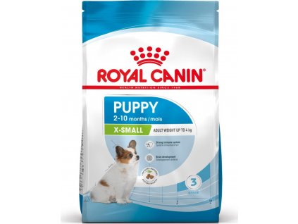 Granule pro psy Royal Canin X-Small Puppy/Junior, 1,5 kg