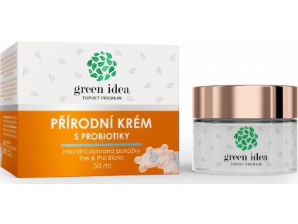 Krém přírodní s probiotiky GREEN IDEA, 50 ml