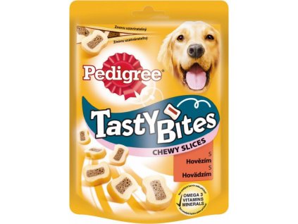 Pamlsky pro psy Pedigree Tasty Minis, Chewy Slices, 155g