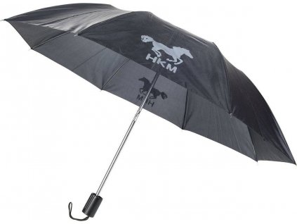 Deštník HKM, skládací, černý