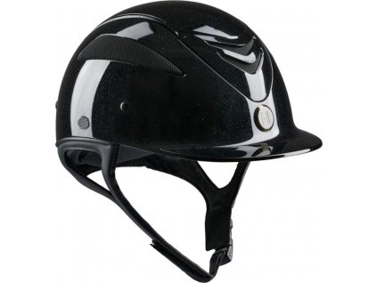 Helma jezdecká Defender ONE･K, shimmer/glossy/black