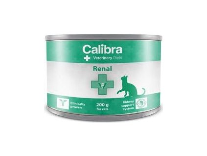 Konzerva pro kočky VD Renal Calibra, 200 g