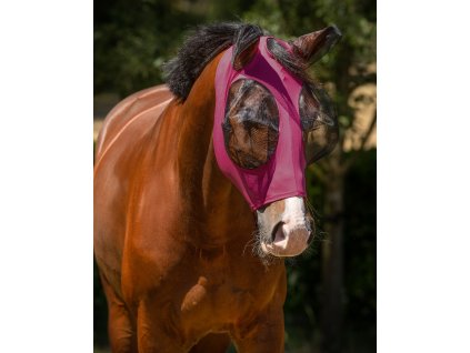 Maska pro koně Super QHP, pink