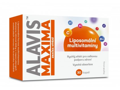 Doplněk stravy Liposomální multivitaminy ALAVIS MAXIMA, 30 tbl