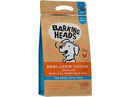 BARKING HEADS Bowl Lickin’ Chicken (Small Breed) 1,5kg