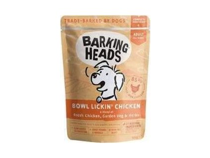 BARKING HEADS Bowl Lickin’ Chicken kapsička 300 g