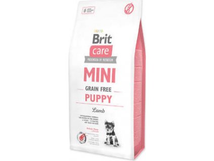 Granule pro psy Brit Care Mini Grain Free, Puppy Lamb, 2 kg