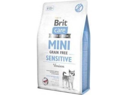 Granule pro psy Brit Care Mini Grain Free, Sensitive, 2 kg