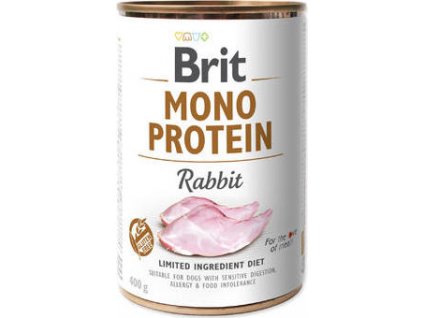 Brit Dog konz Mono  Protein Rabbit 400 g