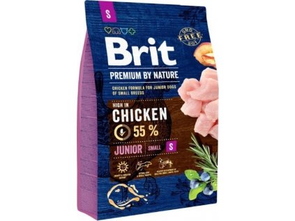Brit Premium Dog by Nature Junior S 3 kg