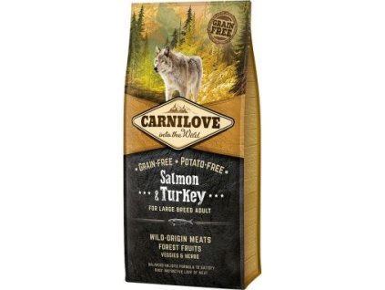 Carnilove Dog Salmon & Turkey for LB Adult 12 kg