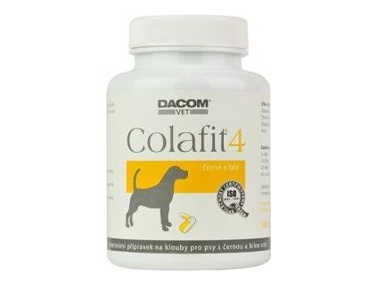 Colafit 4 na klouby pro psy černé/bílé, 50tbl