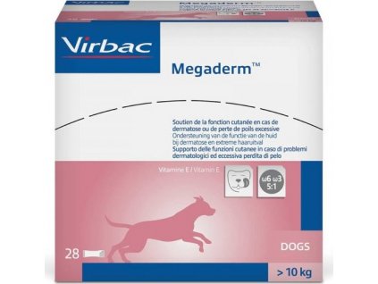 Megaderm pro psy a kočky Virbac, 28x8 ml