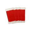 Bandáže vánoční Umbria Equitazione, 4 ks, red/white