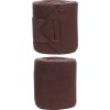 Bandáže fleecové Classic HKM, 4 ks, 1/2/3 m, dark brown