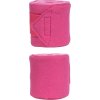 Bandáže fleecové Classic HKM, 4 ks, 1/2/3 m, pink