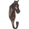 Věšák ve tvaru hlavy koně HKM, bronze