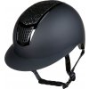 Helma jezdecká Glamour Shield HKM, černá