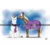 Vánoční pohlednice 'Snowhorse' od Emily Cole
