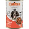 Konzerva pro psy Calibra Premium, kuřecí+hovězí, 1240 g