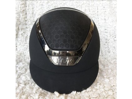 Jezdecká ochranná helma Kask Dogma Chrome Light black/silver