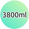 3800ml