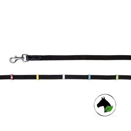 Otěže s barevnými zarážkami