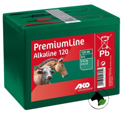 Alkalická suchá baterie 9 V/120 Ah