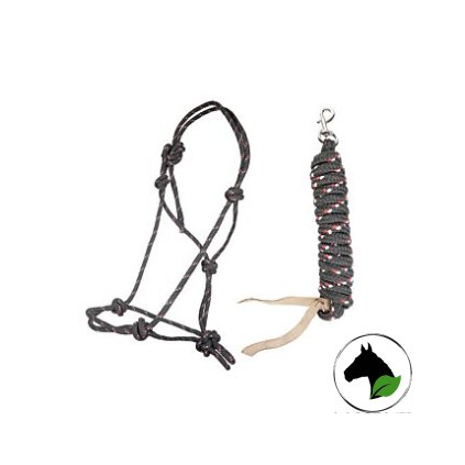 Set provazové ohlávky s vodítkem 3,7 m