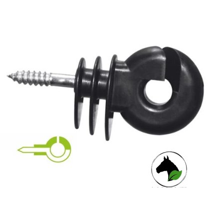 Kruhový izolátor BIG s kovovou výztuhou a vrutem 6 mm