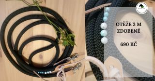 🎉NOVINKA🎉 Úžasné kvalitní otěže zdobené korálky najdete na naší prodejně ve Frýdku-Místku❤.