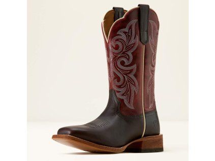 county lane wide square toe western boot