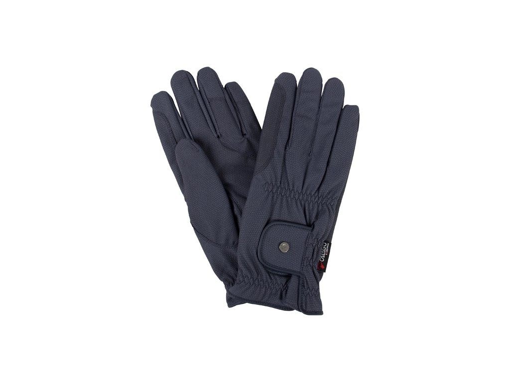 Rukavice jezdecké Elite CATAGO, zimní, navy (Velikost 6)