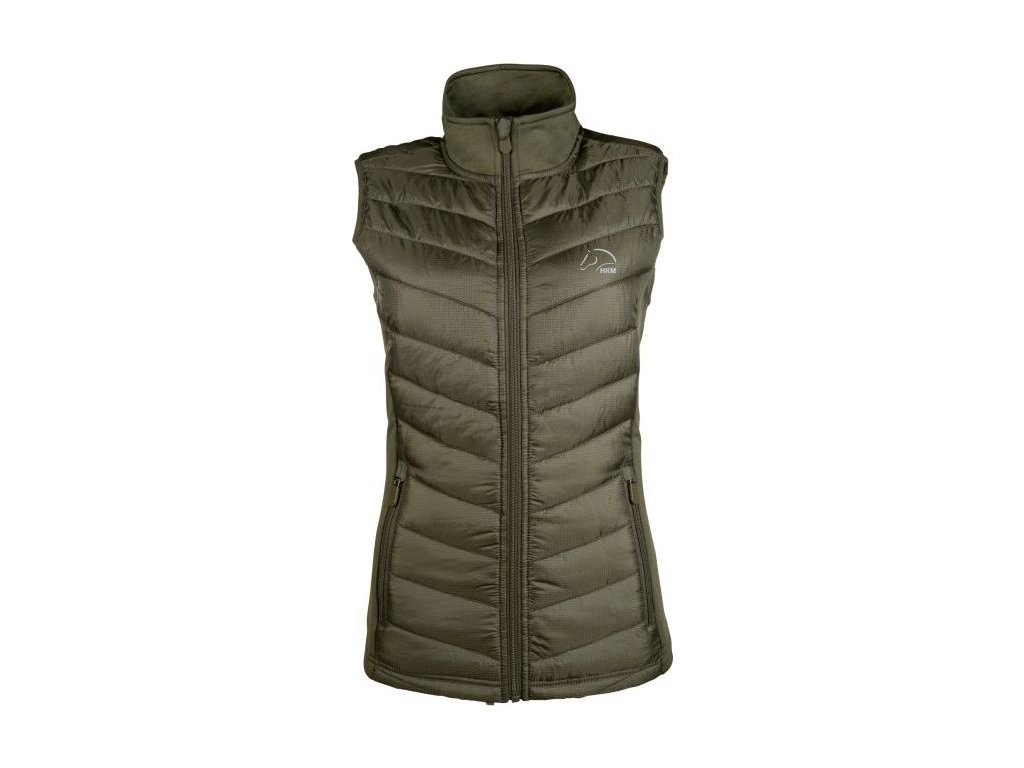 HKM Mädchen Basel Style Weste - Nylon Steppweste Mit Reißverschlusstaschen