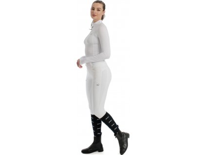 Rajtky Hybrid Meryl Horseware, s gripem, dámské, bílé
