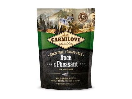 Granule pro psy Carnilove, Duck & Pheasant, 1,5 kg