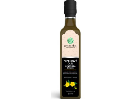 Olej pupalkový panenský GREEN IDEA, 250 ml