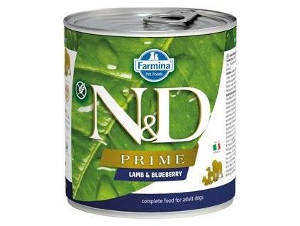 N&D DOG PRIME Adult Lamb & Blueberry 285 g