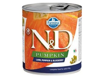 N&D DOG PUMPKIN Adult Lamb & Blueberry 285 g
