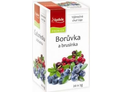 Čaj Apotheke, borůvka/brusinka 20 sáčků