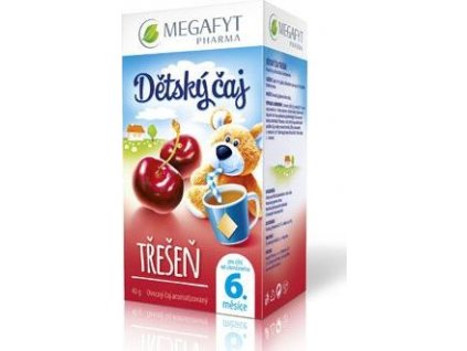 Čaj ovocný Megafyt, dětský, třešeň, 20sacc