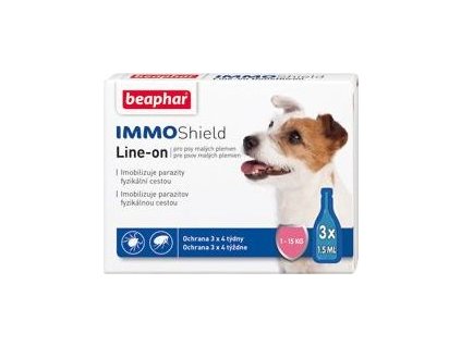 Pipety pro psy Line-on IMMO Shield, S 3x1,5 ml