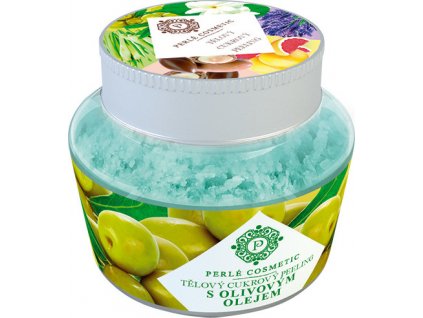 Cukrový peeling - S olivovým olejem Perlé Cosmetic, 200 g