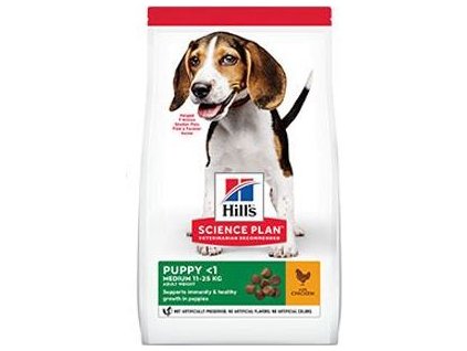 Granule pro štěňata Hill's Can.Dry SP Medium Chicken, 2,5 kg