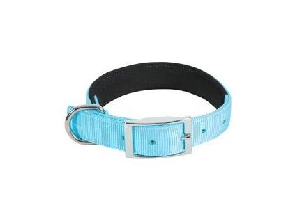 Obojek pro psy Soft nylon Zolux, 25 mm/65 cm, turquoise