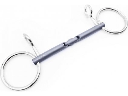 Udidlo Baucher dvakrát lomené Loose Rings Titanium Fredric Fager