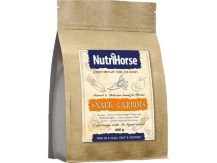 Pamlsky pro koně NutriHorse, 600 g, mrkvové