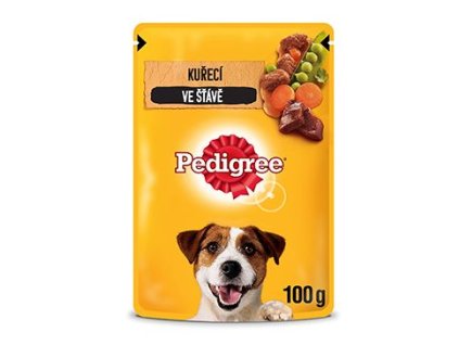Kapsička pro psy Pedigree, kuřecí + zelenina ve šťávě, 100 g